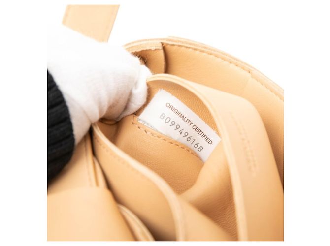 Borsa a tracolla Bottega Veneta Maxi Intrecciato Cassette Beige - vista 6