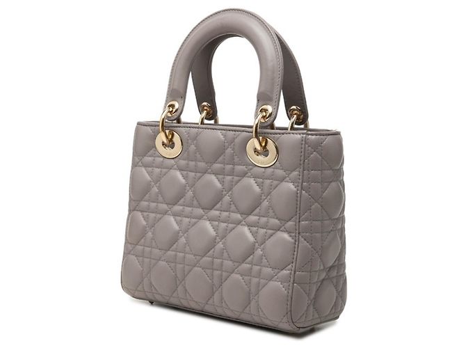 Christian Dior Dior Cannage Lady Small Handtasche Braun - Ansicht 2