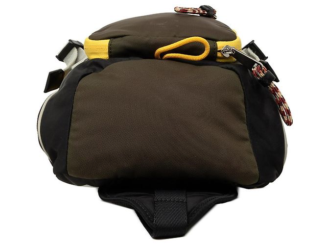 Borsa a tracolla Burberry Leo Body Bag in nero e khaki - vista 3
