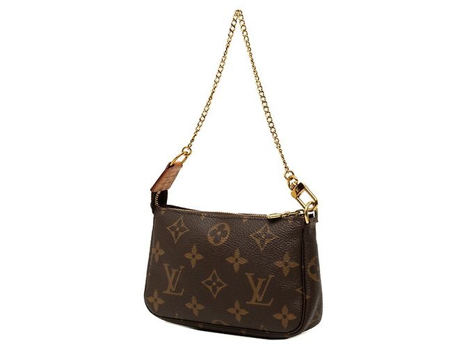 Louis Vuitton Monogram Mini Pochette Accessoires Marrom - vista 2