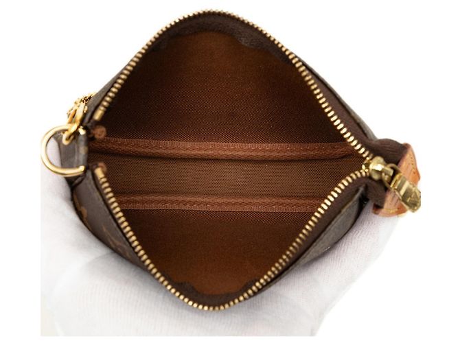 Louis Vuitton Monogram Mini Pochette Accessoires Marrom - vista 4