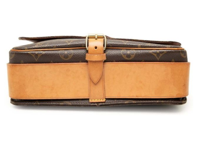 Louis Vuitton Monogram Cartouchiere GM Schultertasche Braun - Ansicht 3