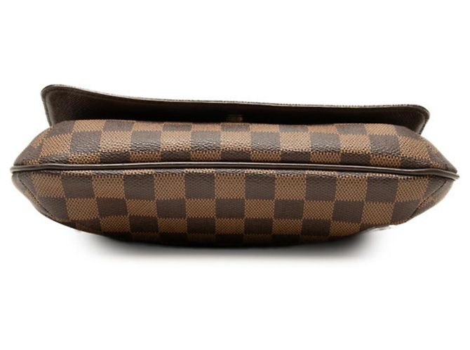 Bolsa de Ombro Transversal Louis Vuitton Damier Musette Tango Long Marrom - vista 3