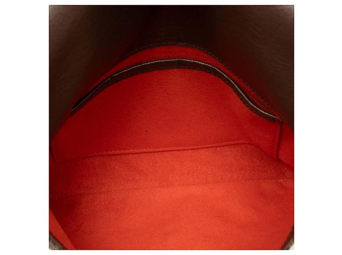 Bolsa de Ombro Transversal Louis Vuitton Damier Musette Tango Long Marrom - vista 4