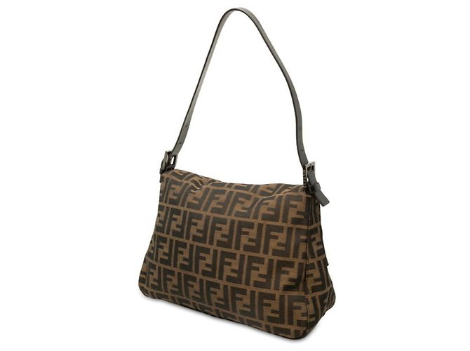 Fendi Zucca Mamma Baguette Handtasche Braun - Ansicht 2