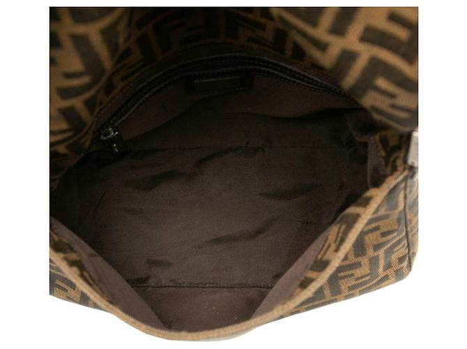 Fendi Zucca Mamma Baguette Handtasche Braun - Ansicht 4