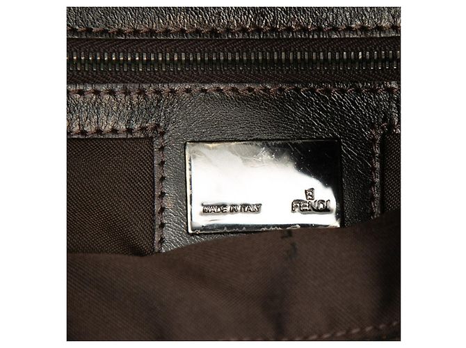 Fendi Zucca Mamma Baguette Handtasche Braun - Ansicht 5