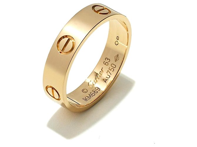 Anello Cartier Love Oro Giallo 18K Mis. 63 D'oro - vista 3