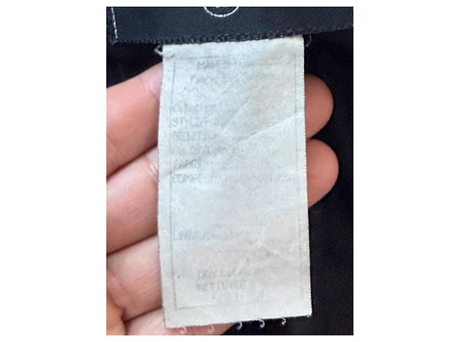 Giacca Chanel in lana nera con bottoni dorati Nero - vista 11