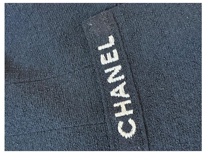 Giacca Chanel in lana nera con bottoni dorati Nero - vista 6