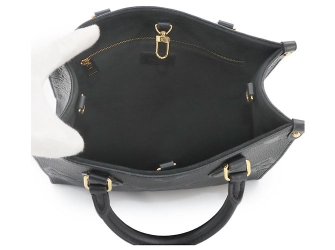 Bolso Tote Louis Vuitton Monogram Empreinte Onthego PM Negro - vista 7