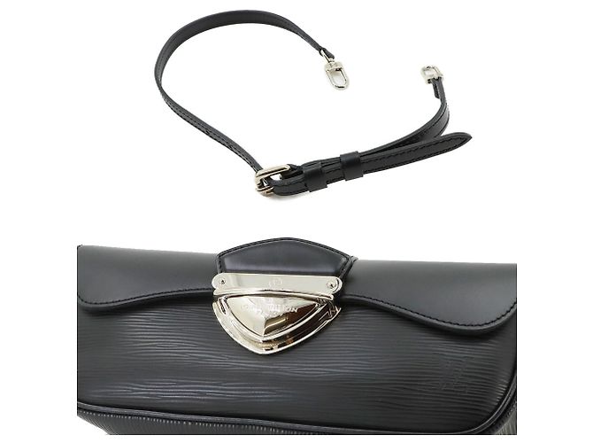 Bolso Louis Vuitton Epi Pochette Montaigne Negro - vista 9