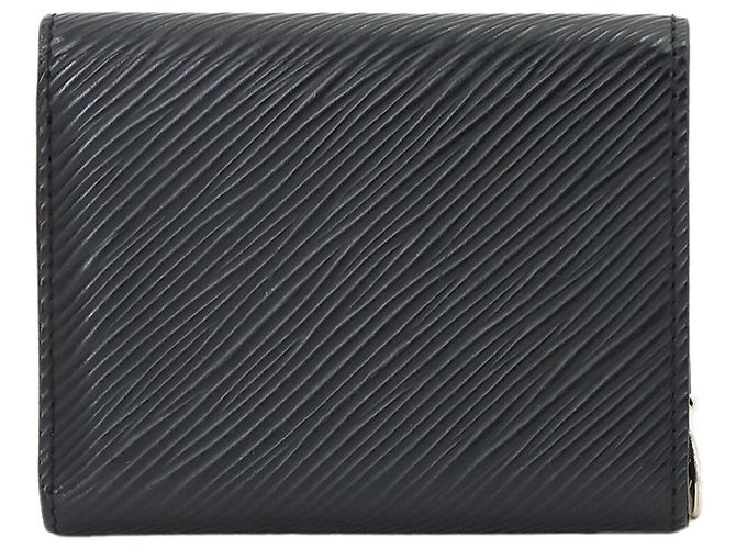 Louis Vuitton Epi Portefeuille Twist Compact XS Tri-fold Wallet Nero - vista 3