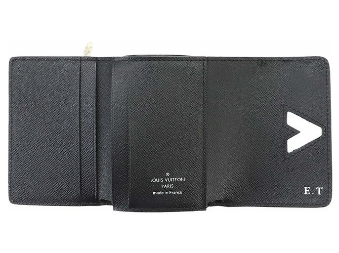 Louis Vuitton Epi Portefeuille Twist Compact XS Tri-fold Wallet Nero - vista 6