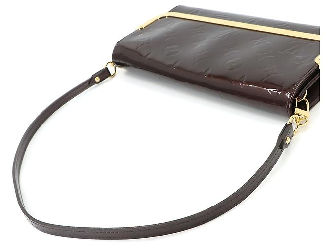 Bolso Louis Vuitton Monogram Vernis Rossmore MM Burdeos - vista 5