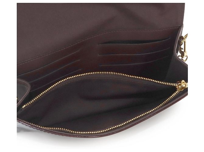 Bolso Louis Vuitton Monogram Vernis Rossmore MM Burdeos - vista 7