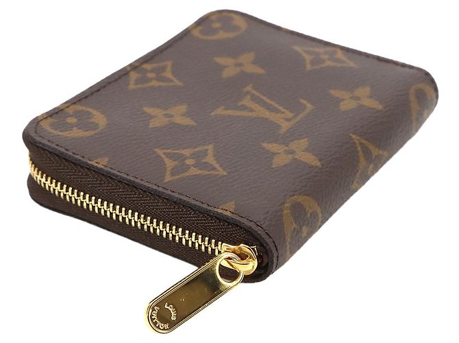 Louis Vuitton Monogram Zippy Coin Purse Brown - view 4