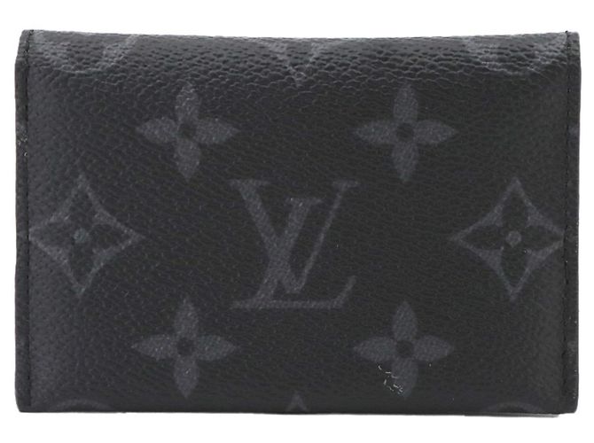 Louis Vuitton Monogram Eclipse Card Case Negro Verde Monograma - vista 3