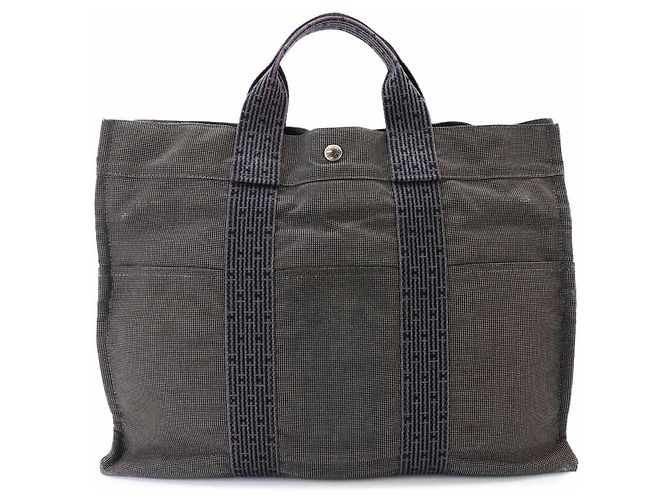 Hermès Borsa Hermes Herline Tote MM Marrone - vista 2