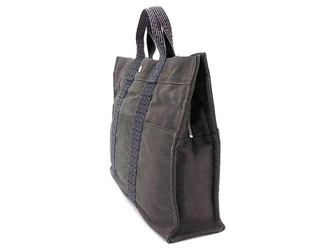 Hermès Borsa Hermes Herline Tote MM Marrone - vista 3
