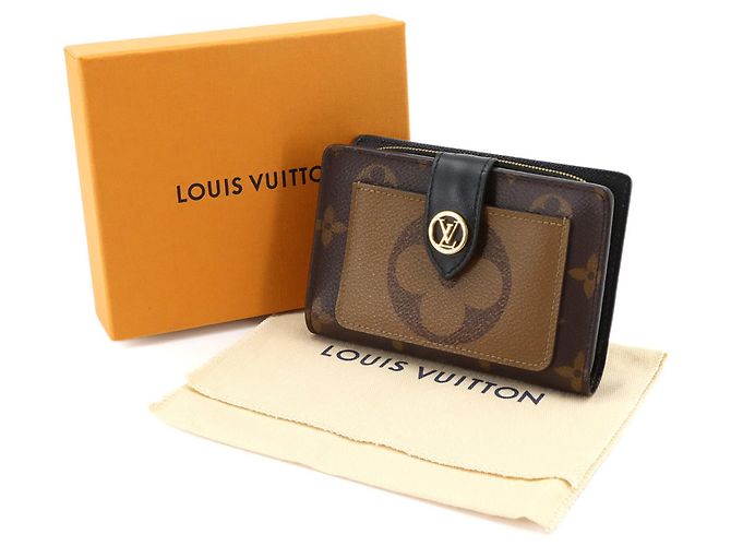 Louis Vuitton Monogram Giant Reverse Portefeuille Juliet Wallet Monogramma - vista 2