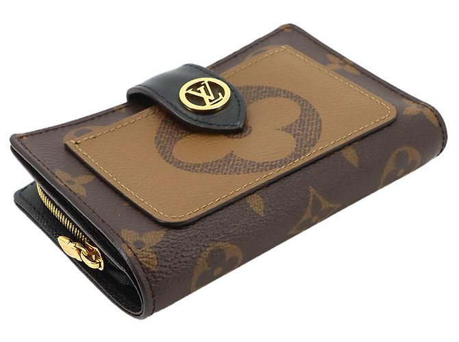 Louis Vuitton Monogram Giant Reverse Portefeuille Juliet Wallet Monogramma - vista 4