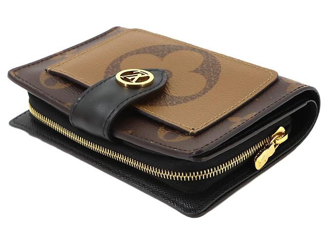 Louis Vuitton Monogram Giant Reverse Portefeuille Juliet Wallet Monogramma - vista 5