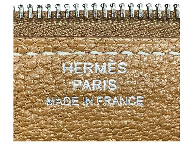 Hermès Bolso de mano Hermes Strap GM Castaño - vista 4