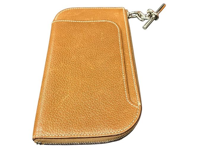 Hermès Bolso de mano Hermes Strap GM Castaño - vista 8