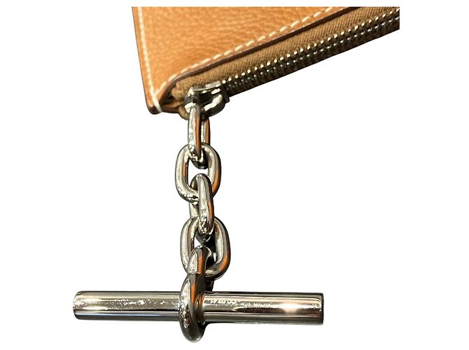 Hermès Bolso de mano Hermes Strap GM Castaño - vista 9