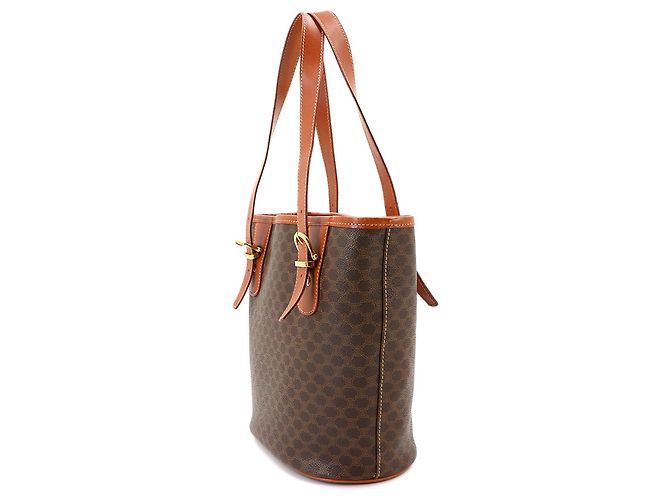 Céline Celine Macadam Tote Handbag Brown - view 3
