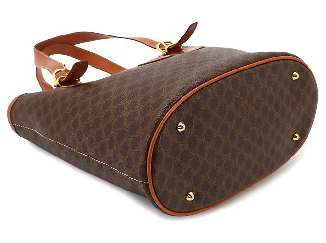 Céline Celine Macadam Tote Handbag Brown - view 4