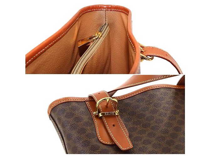 Céline Celine Macadam Tote Handbag Brown - view 9