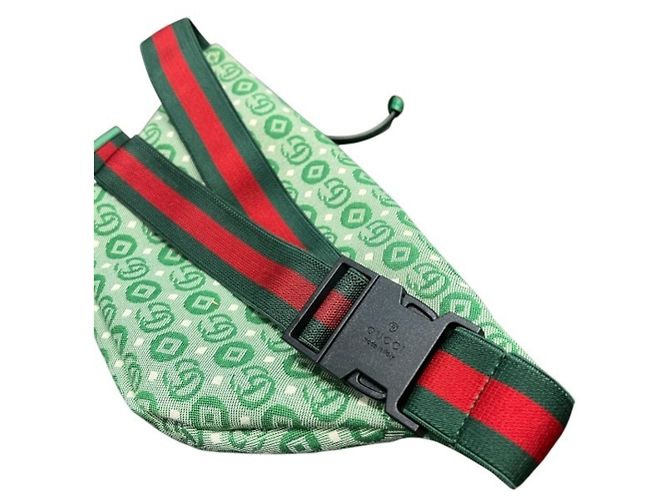Gucci Kinder-Handtasche Taillentasche Grün - Ansicht 7