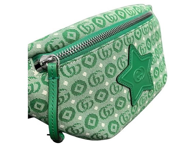 Gucci Kinder-Handtasche Taillentasche Grün - Ansicht 8