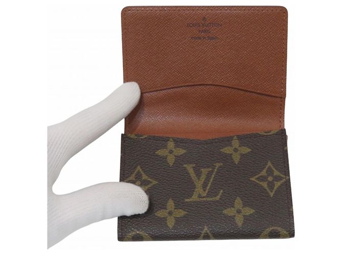 Tarjetero Louis Vuitton Castaño Monograma - vista 3