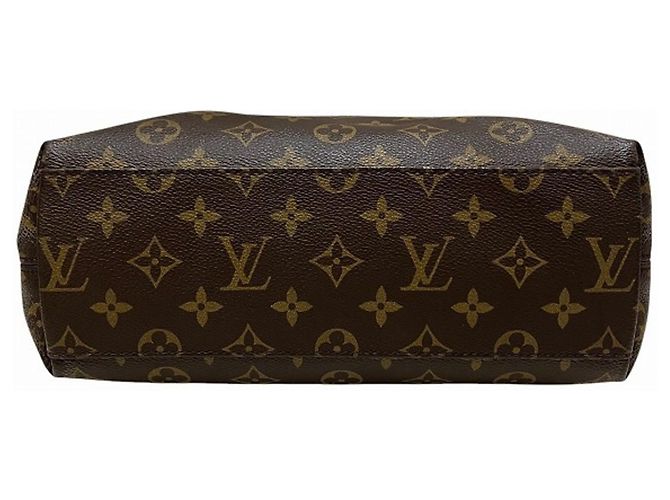 Bolso Louis Vuitton Monogram Tuileries Besace Castaño Azul marino Monograma - vista 3