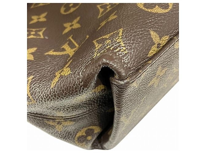 Bolso Louis Vuitton Monogram Tuileries Besace Castaño Azul marino Monograma - vista 7