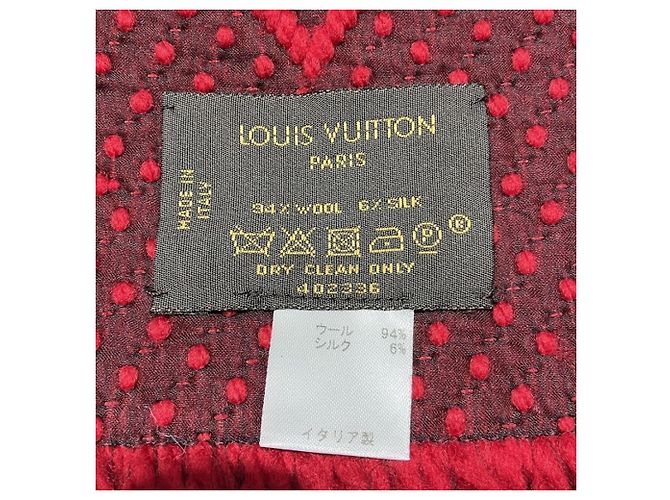 Louis Vuitton Echarpe Logomania Scarf Roja - vista 4