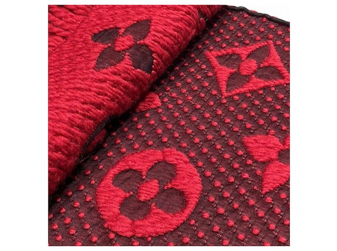 Louis Vuitton Echarpe Logomania Scarf Roja - vista 8