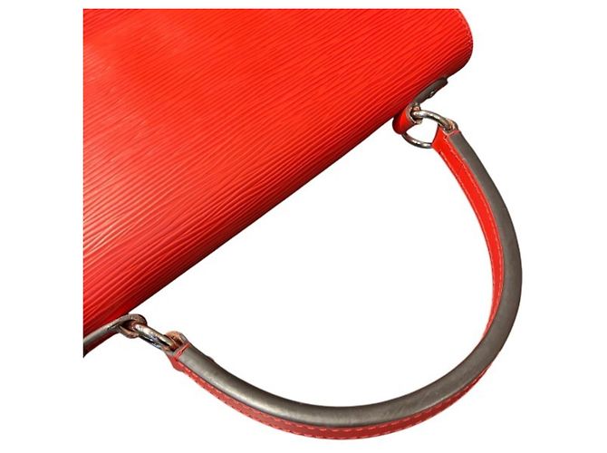 Louis Vuitton Epi Cluny MM Handtasche Rot - Ansicht 9