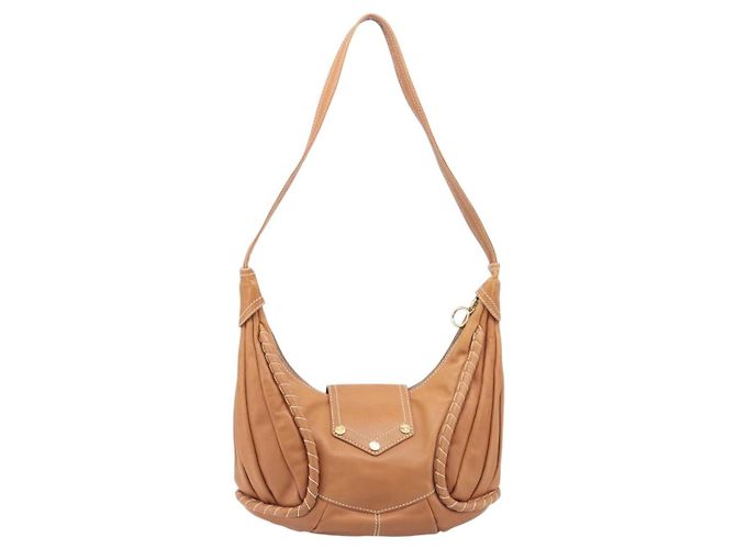 Céline Celine Shoulder Leather Brown - view 2
