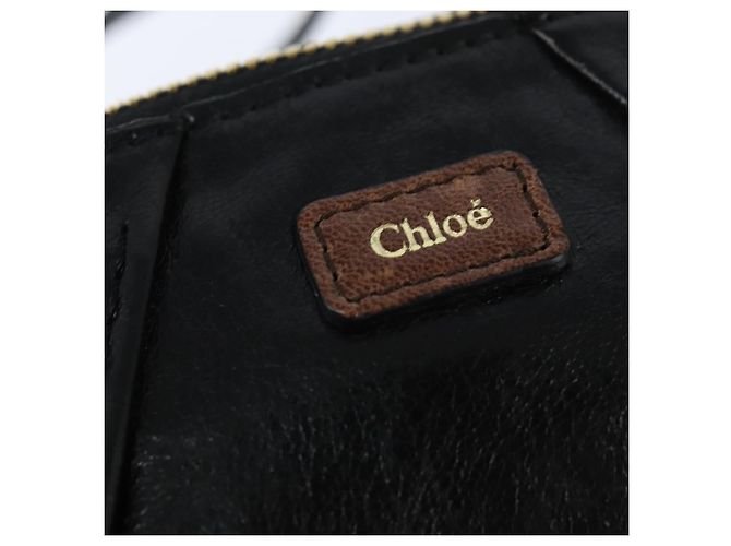 Chloé Bolso de hombro Chloe Cuero Medium Negro - vista 6