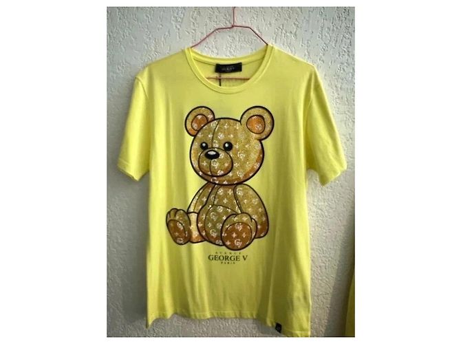 Autre Marque Avenue George V Set T-shirt e Pantaloncini Gialli Giallo - vista 3