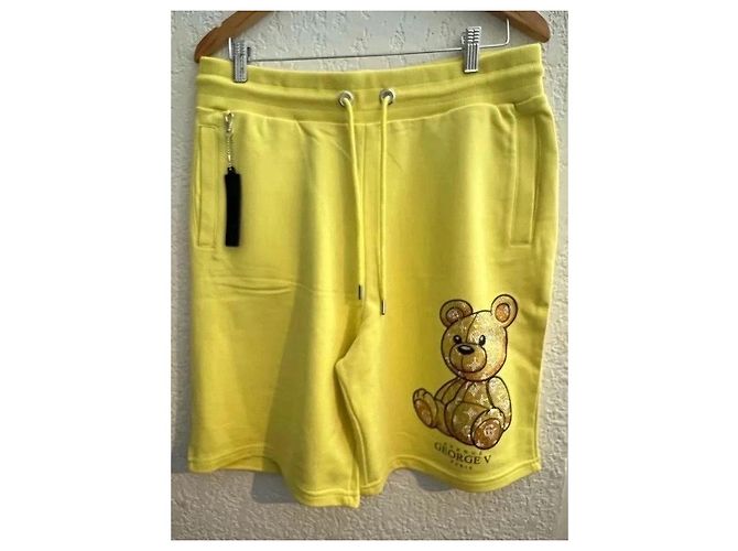 Autre Marque Avenue George V Set T-shirt e Pantaloncini Gialli Giallo - vista 6