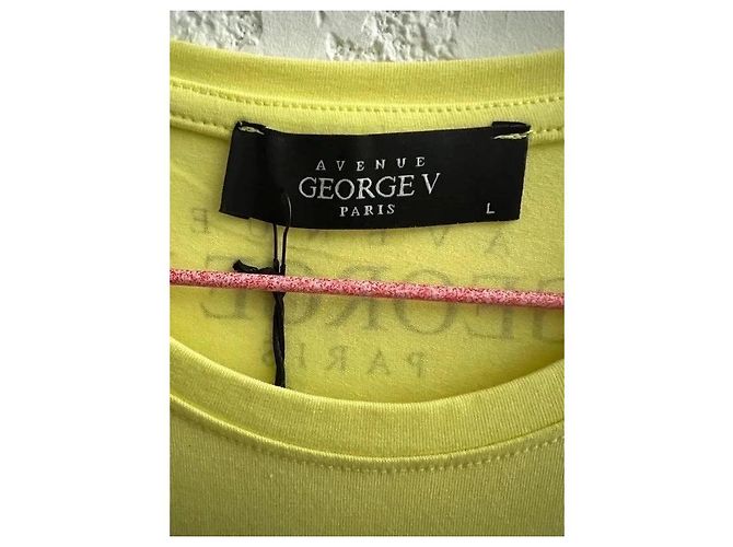Autre Marque Avenue George V Set T-shirt e Pantaloncini Gialli Giallo - vista 7