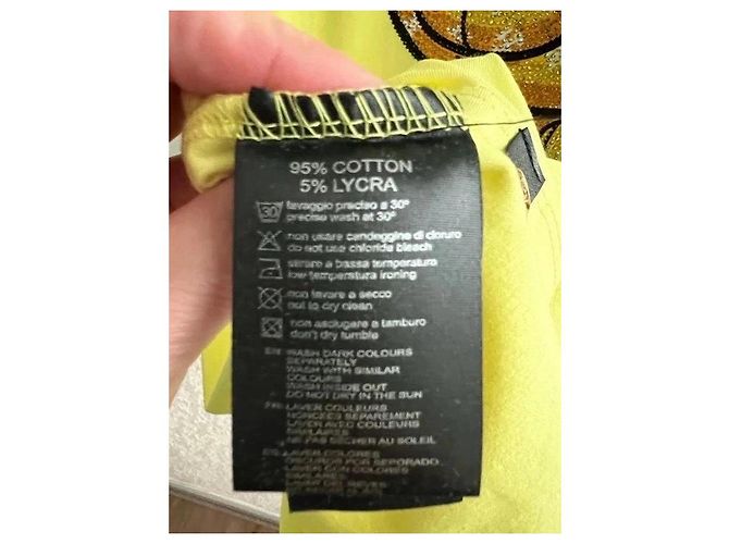 Autre Marque Avenue George V Set T-shirt e Pantaloncini Gialli Giallo - vista 8
