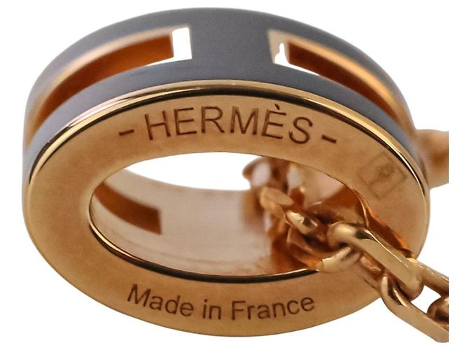 Hermès HERMES Mini Pop H Pendant Necklace Black Golden - view 9