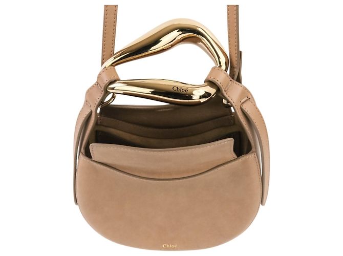 Bolsa de Ombro Chloé Kiss Small Bag Cinza - vista 10