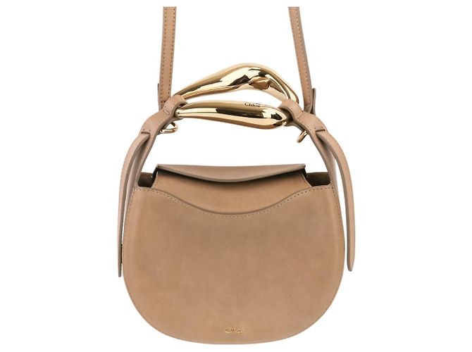 Bolsa de Ombro Chloé Kiss Small Bag Cinza - vista 2